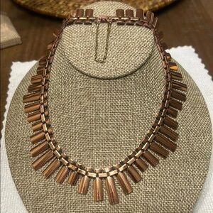 Renoir  Copper Statement Necklace
